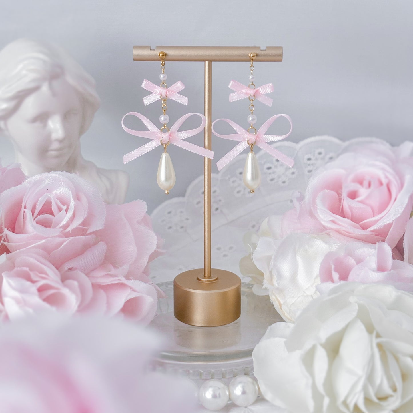 Pink Petale earrings