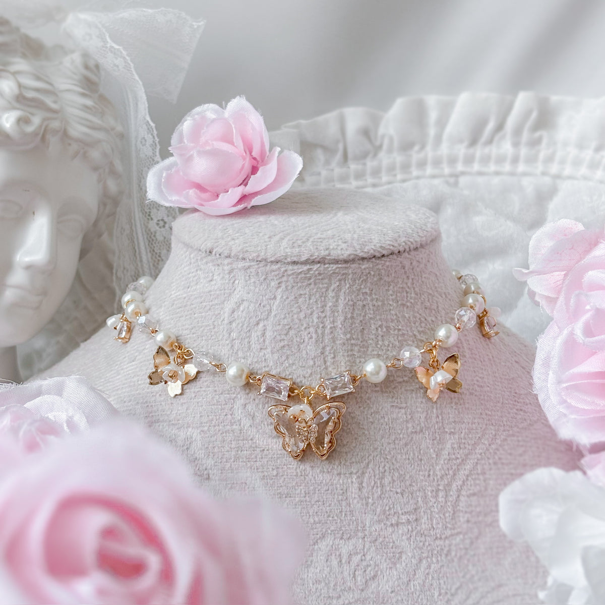 Butterfly Garden choker