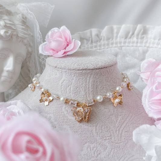 Butterfly Garden choker
