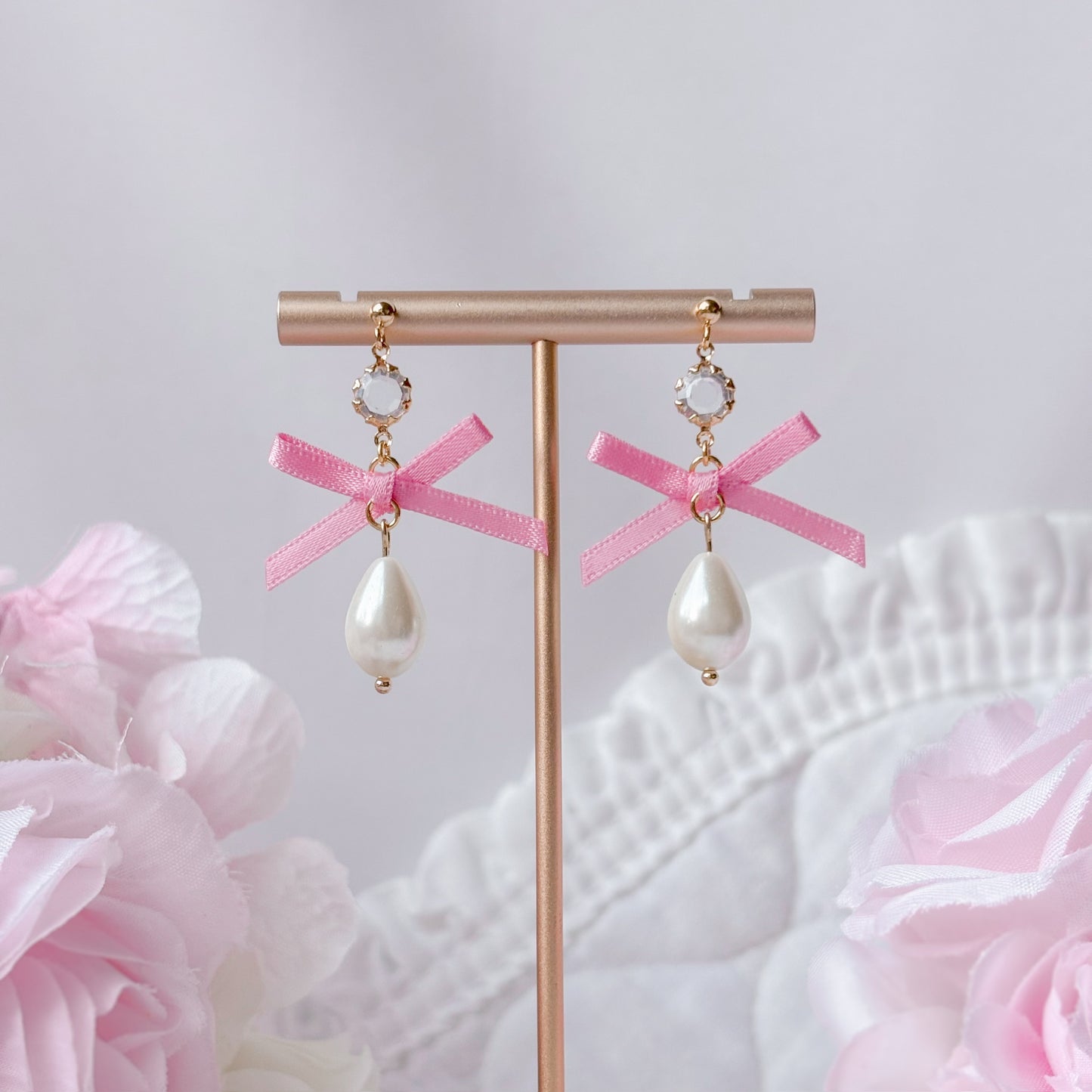 Pink Angel earrings