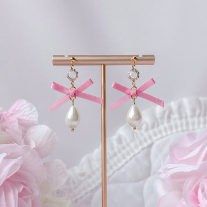 Pink Angel earrings