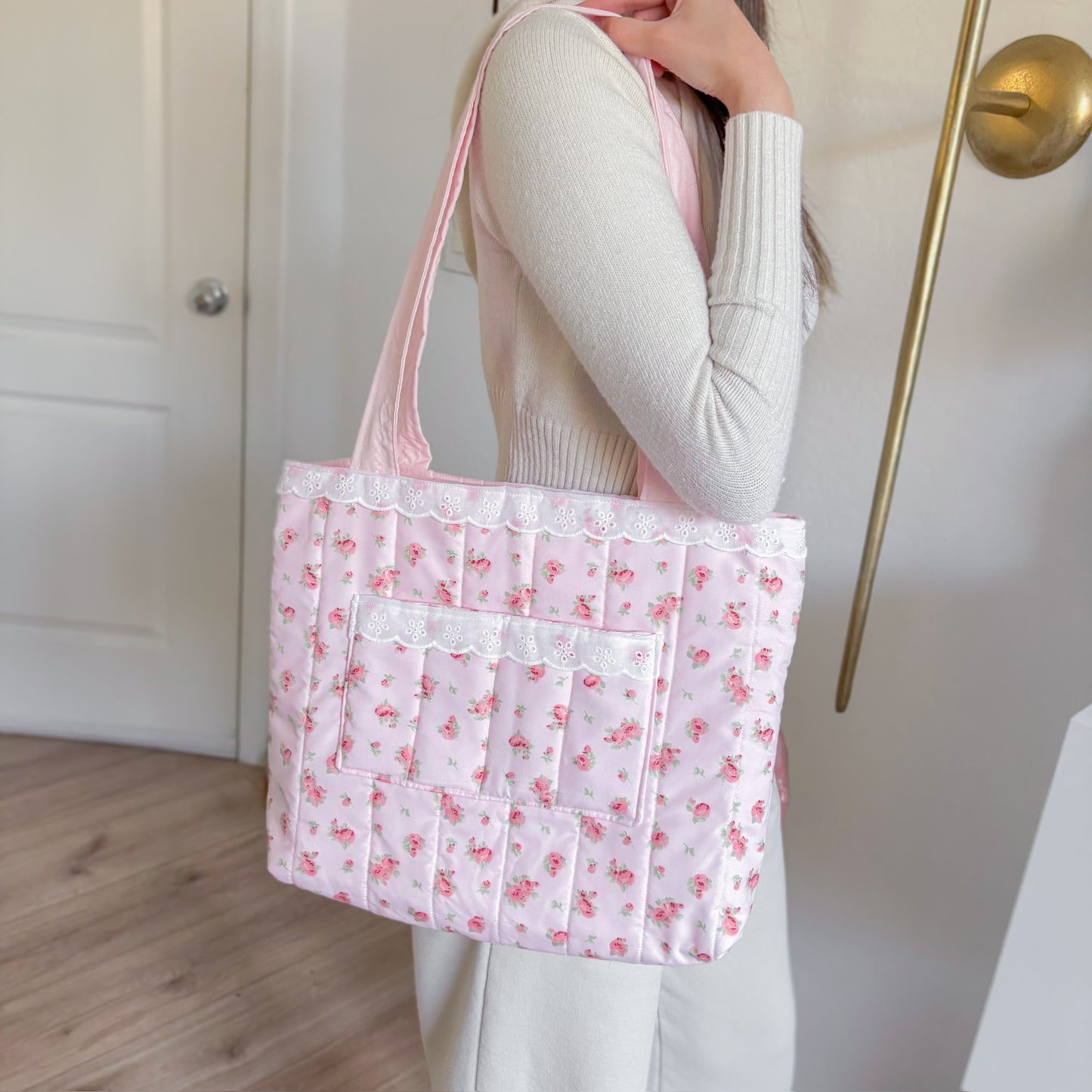 Rose Tea Tote