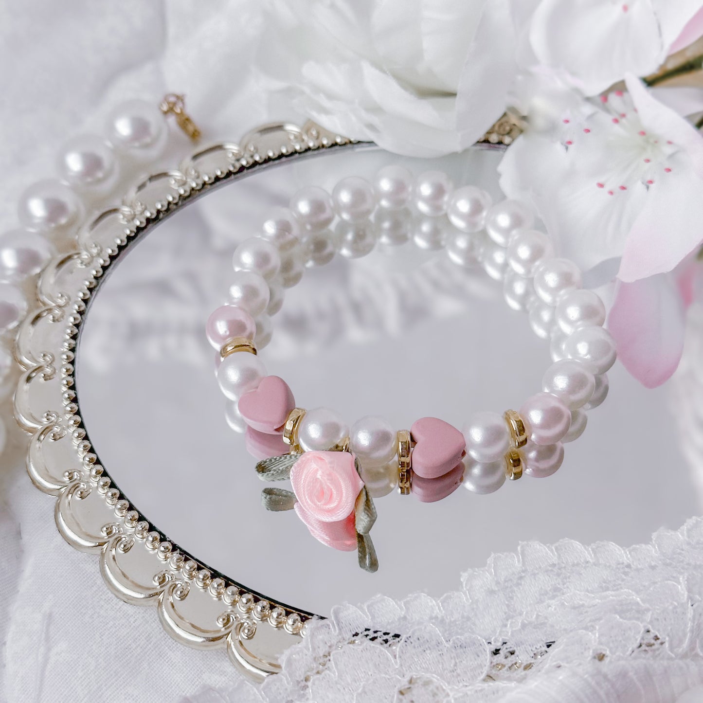 Pink Rosalyn Bracelet