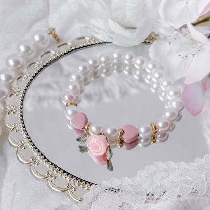 Pink Rosalyn Bracelet