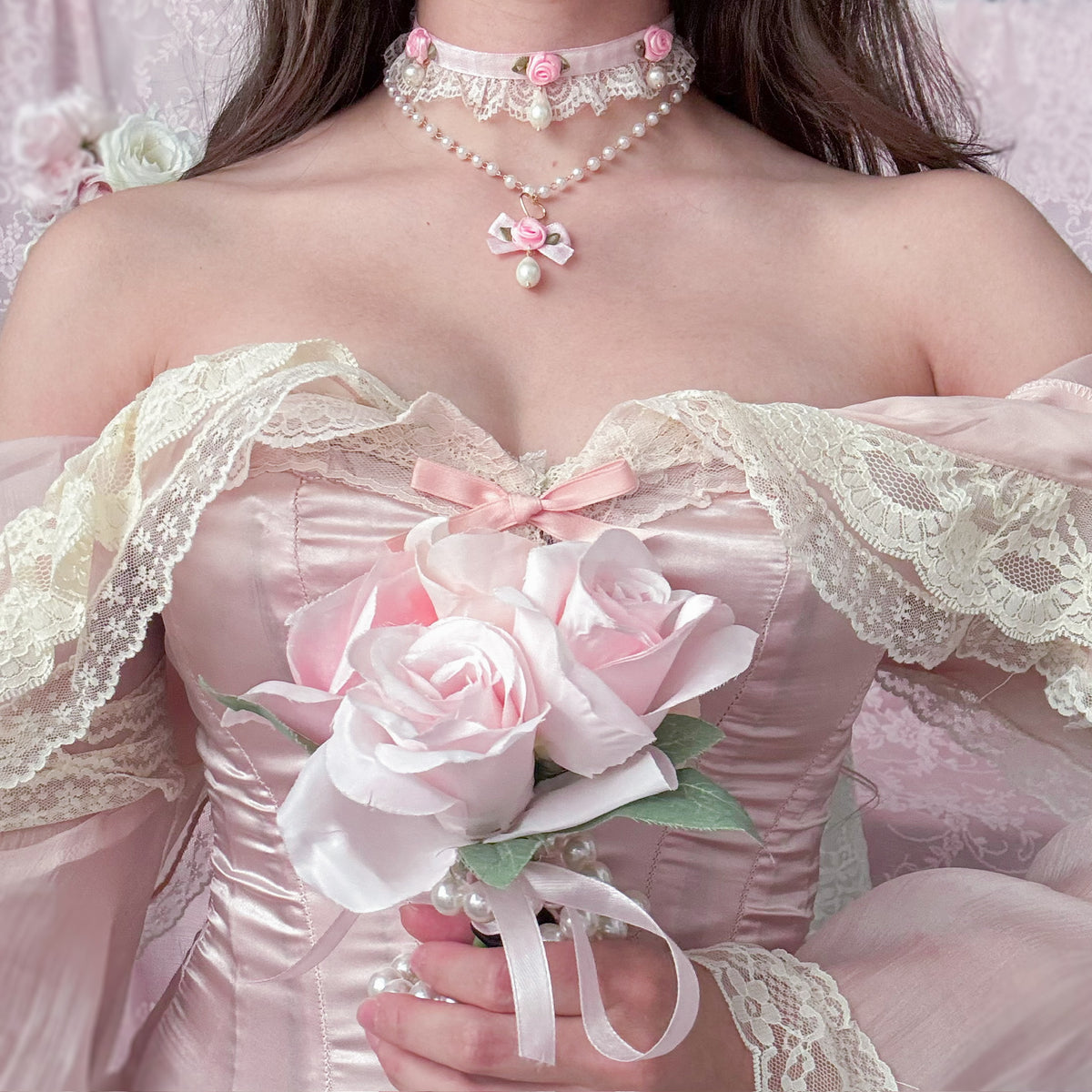 Pink Picnic Choker set