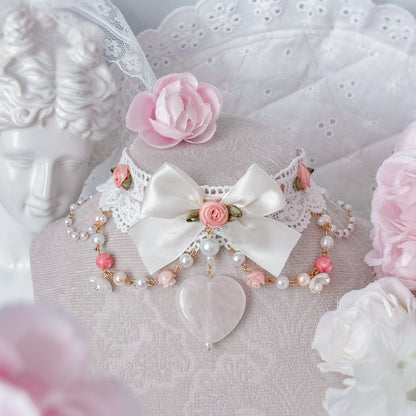 Pastel Peaches Choker