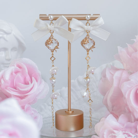 Strawberry Pearl earrings