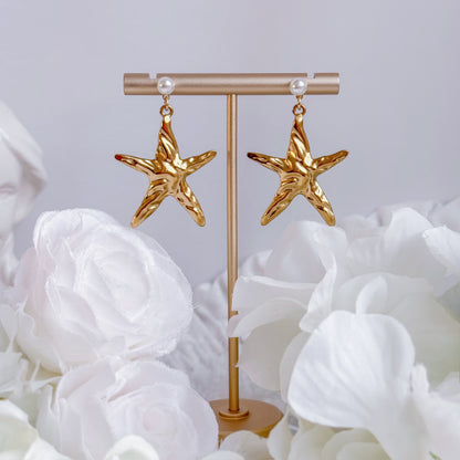 Starfish earrings