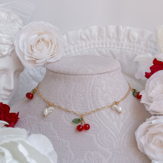 Cherry Kisses necklace