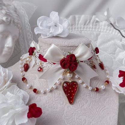 Strawberry Creampuff choker