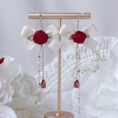 Ruby Huntress earrings