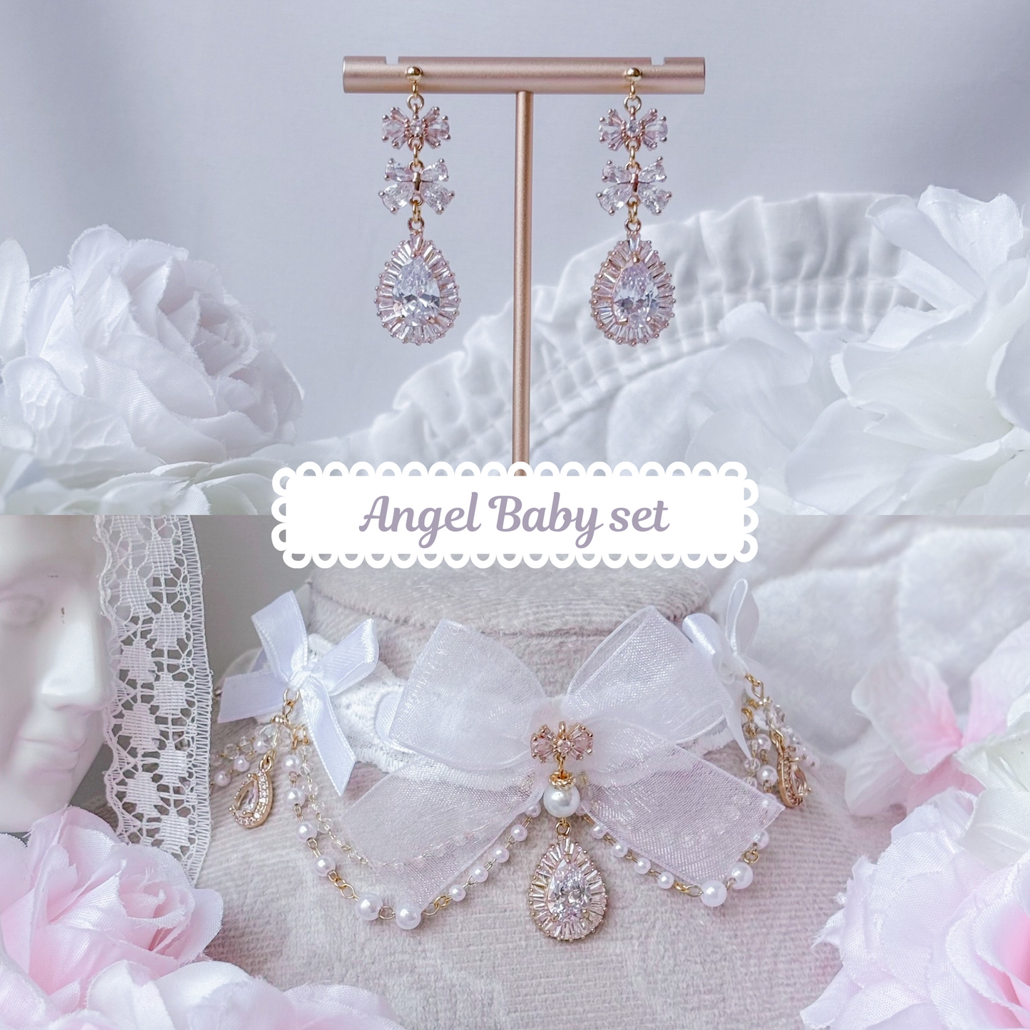 Angel Baby choker set