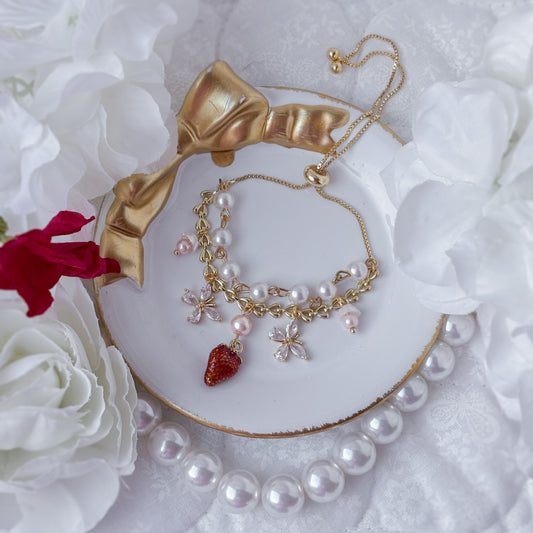 Strawberry Tart bracelet