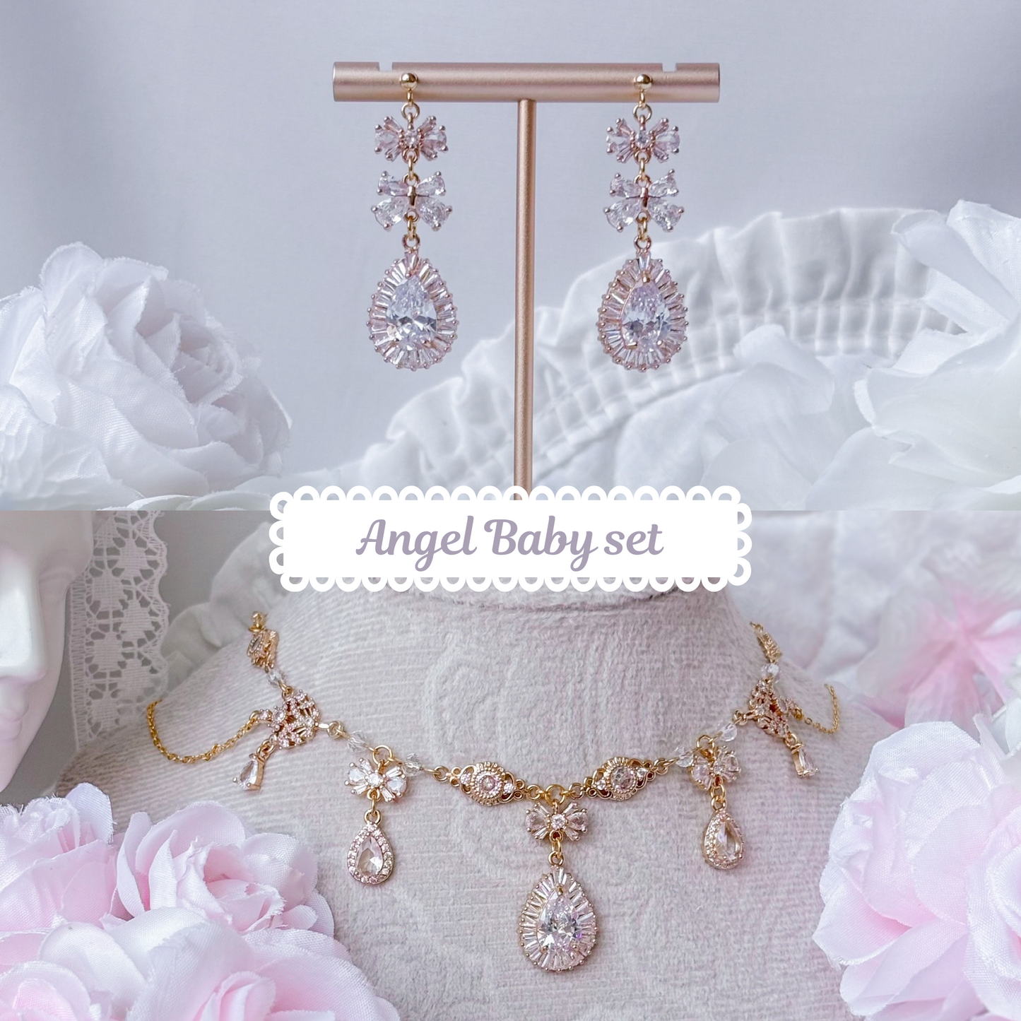 Angel Baby necklace set