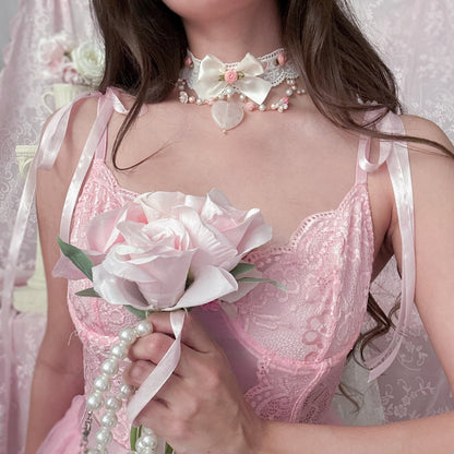 Pastel Peaches Choker