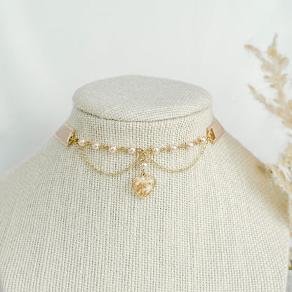 Pink Pearl Choker