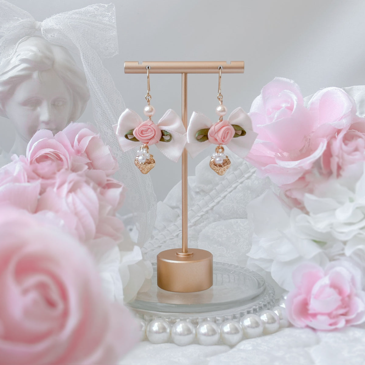 Peachberry earrings