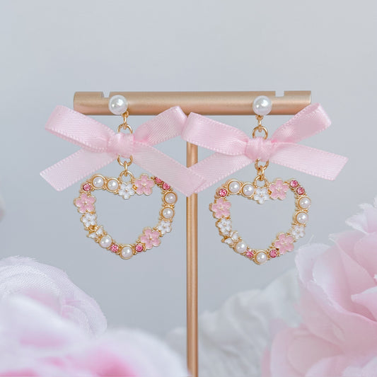 Peonia earrings