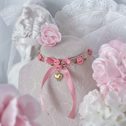 Antique Pink choker