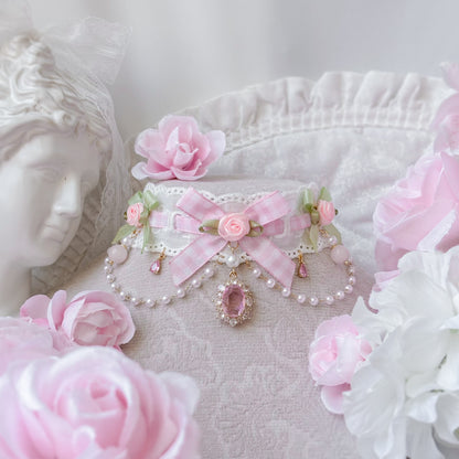 Matcha Rose choker