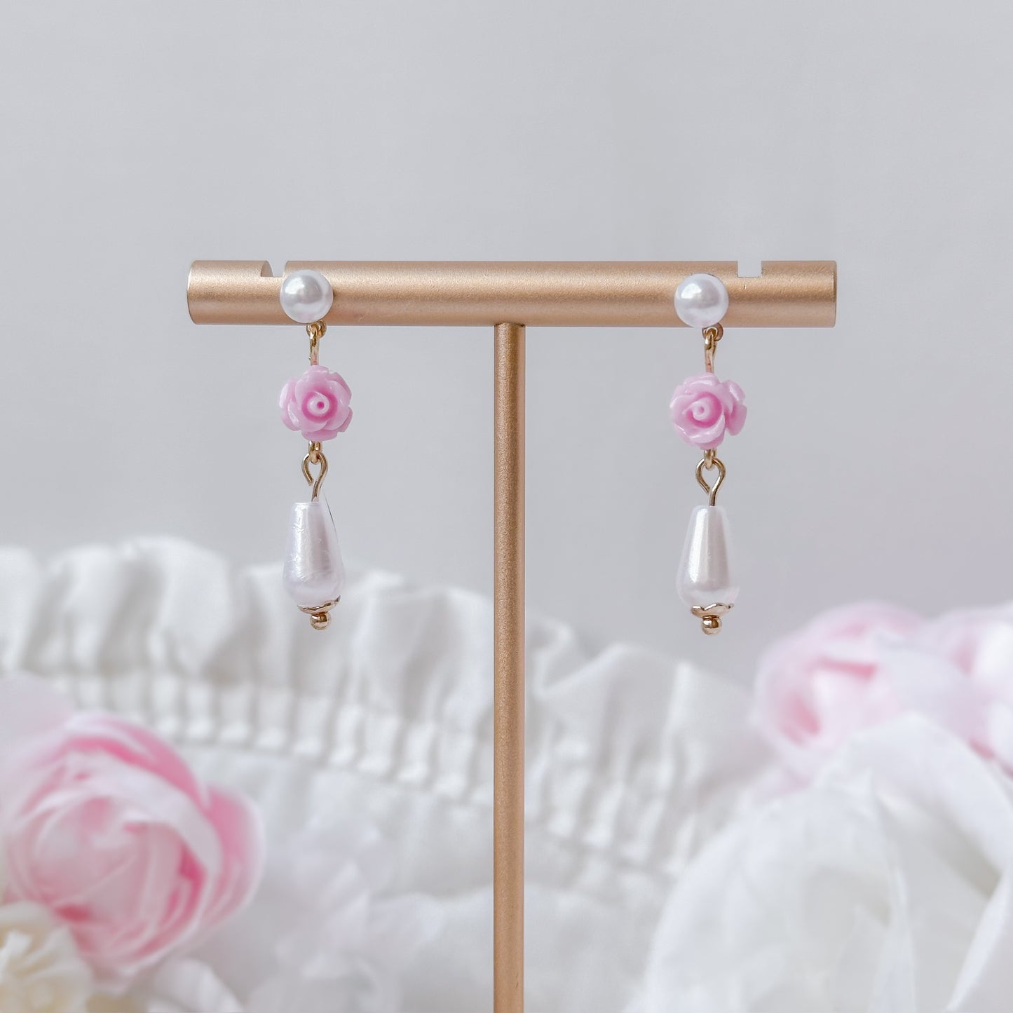 Roselette earrings