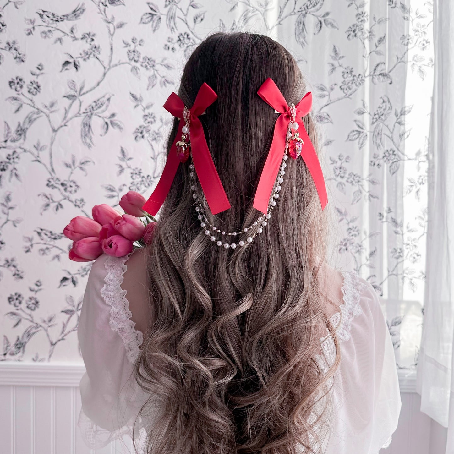 Strawberry Princess Bow Sets