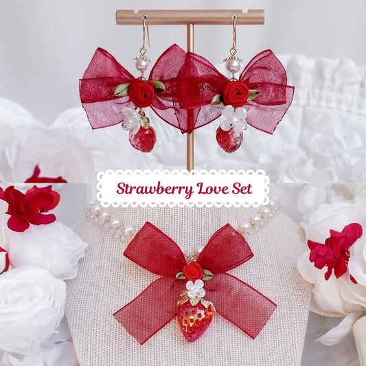 Red Strawberry Love set