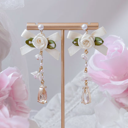 Peaches & Cream earrings