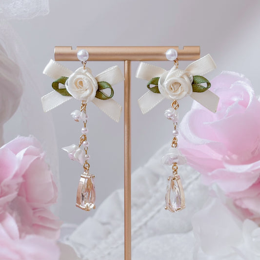 Peaches & Cream earrings