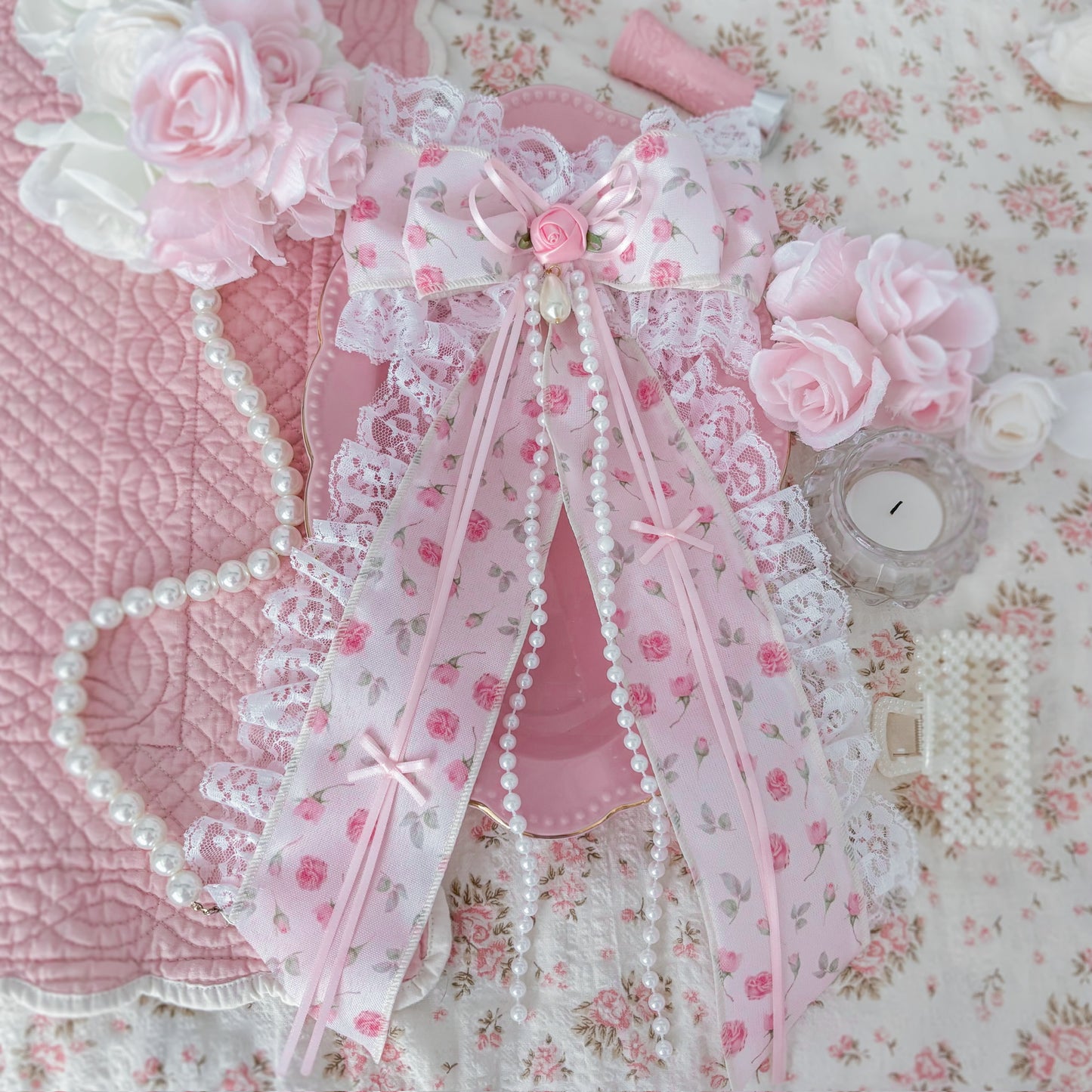 Pink Petale bow