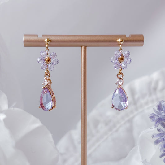 Lavender Field earrings