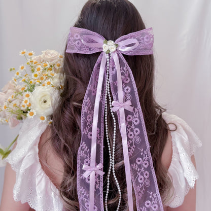 Lilac Lace bow