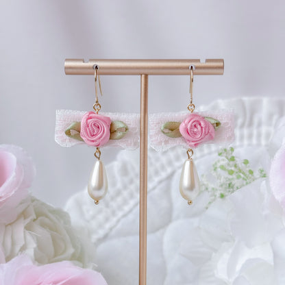 Pink Velvet earrings