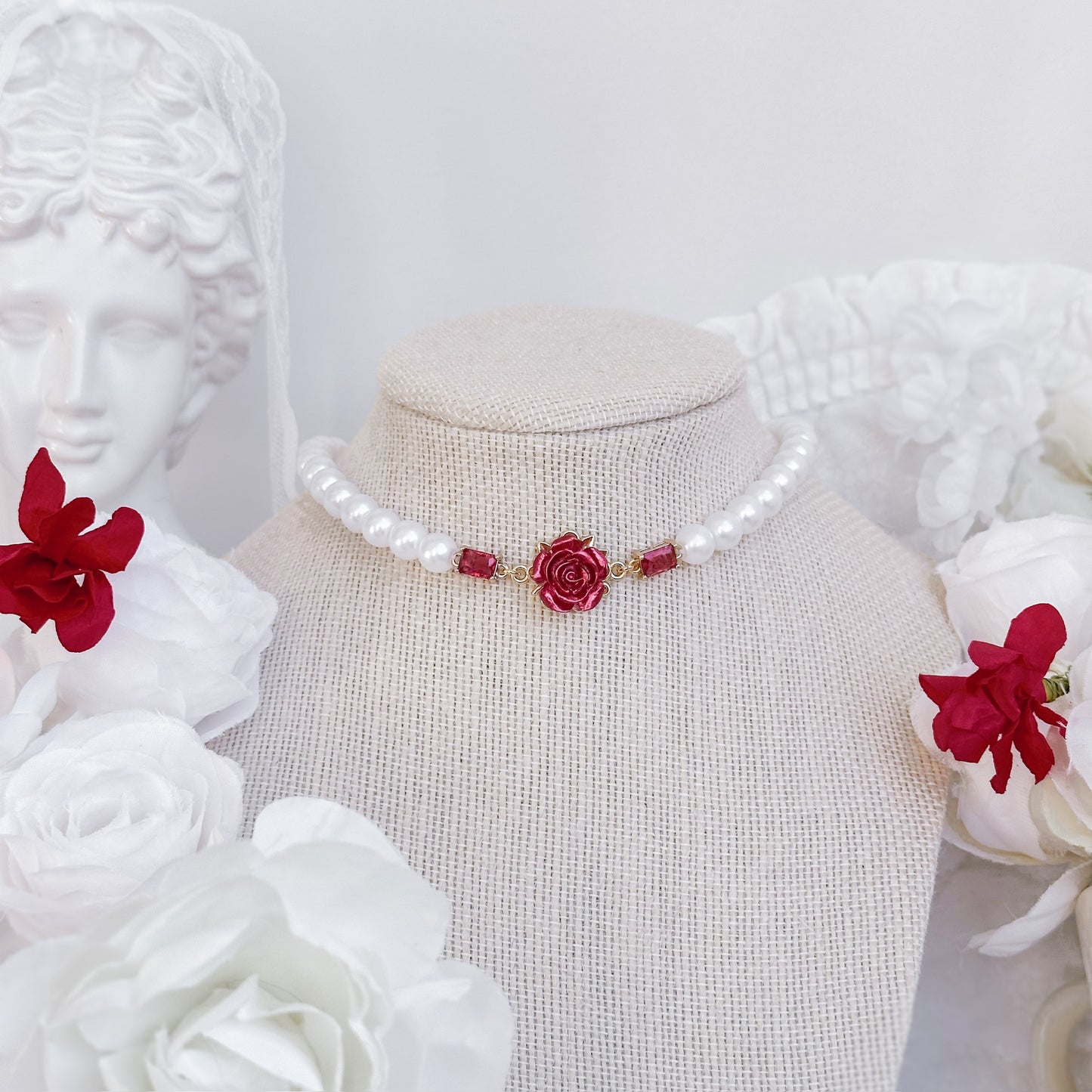 Tea Rose necklace