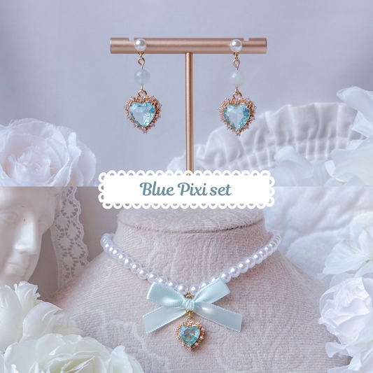 Blue Pixi set