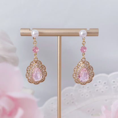 Pink Royal Earrings