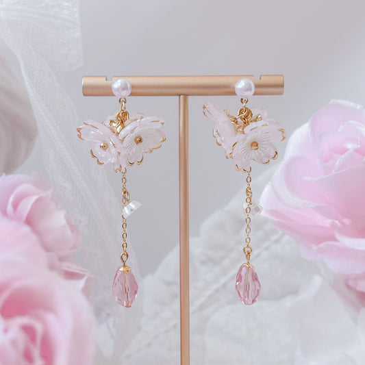 Pink Bloom earrings