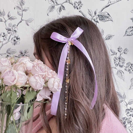 Lilac Butterfly bow set