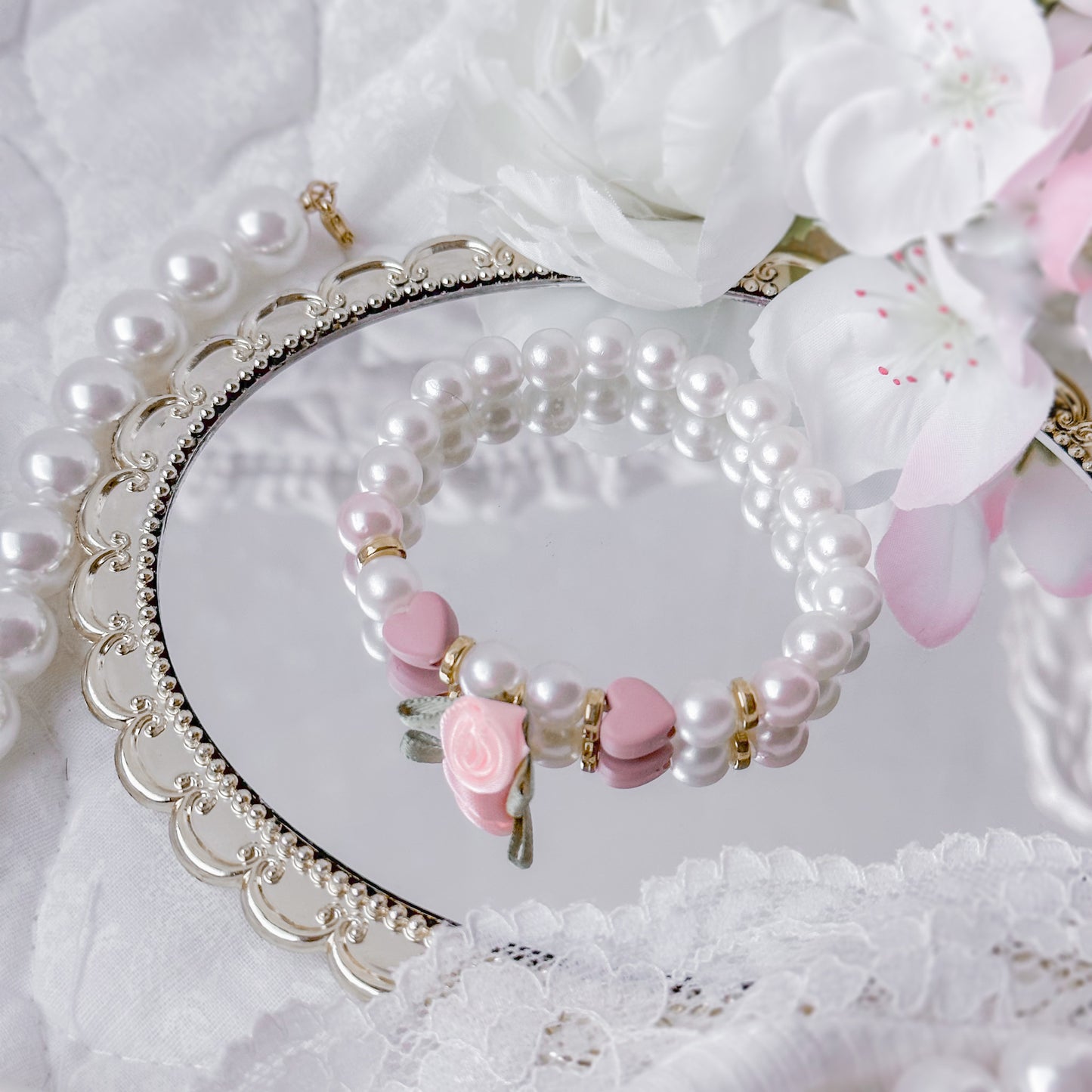 Pink Rosalyn Bracelet