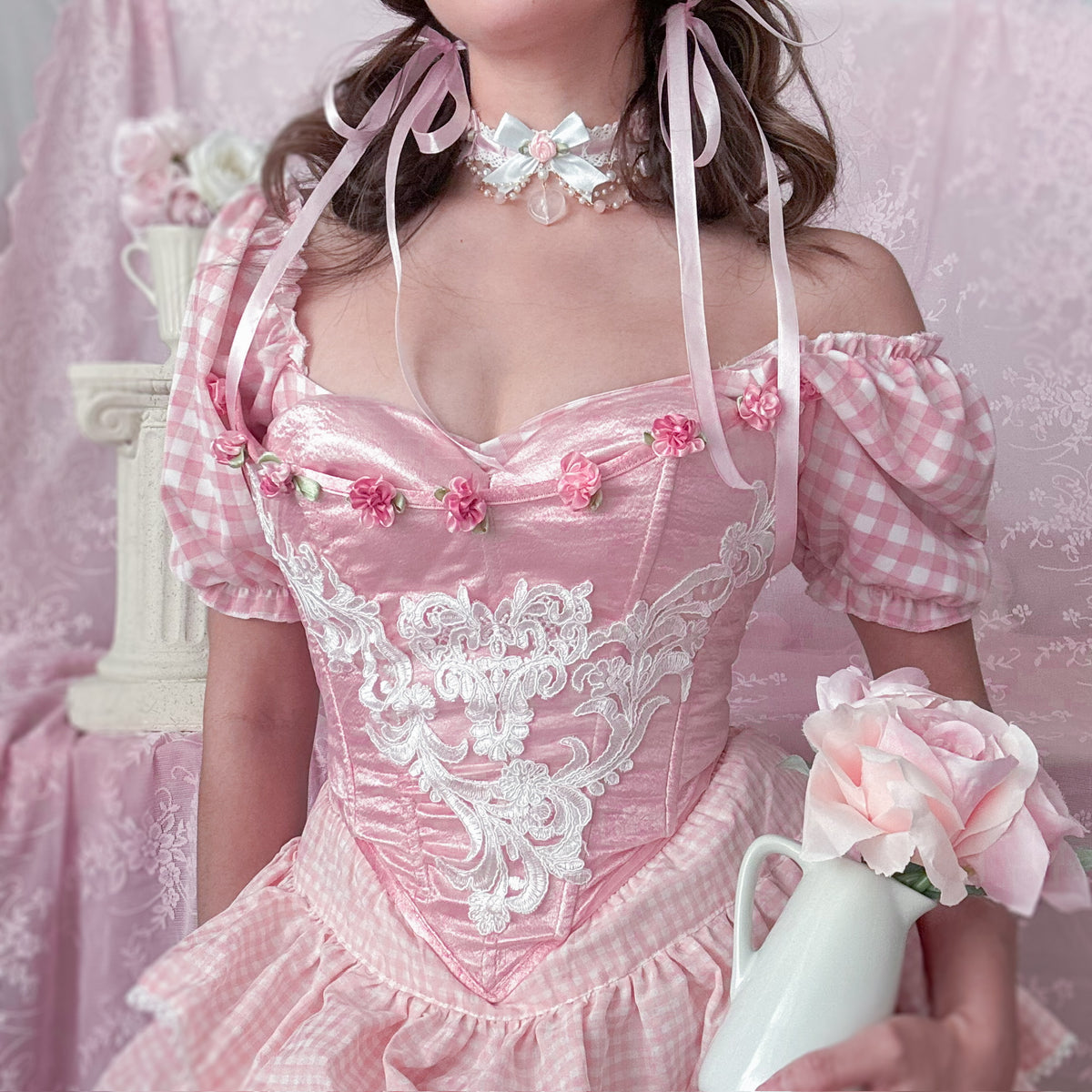 Sky Rose Choker
