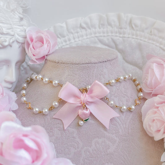 Pink Tulip choker