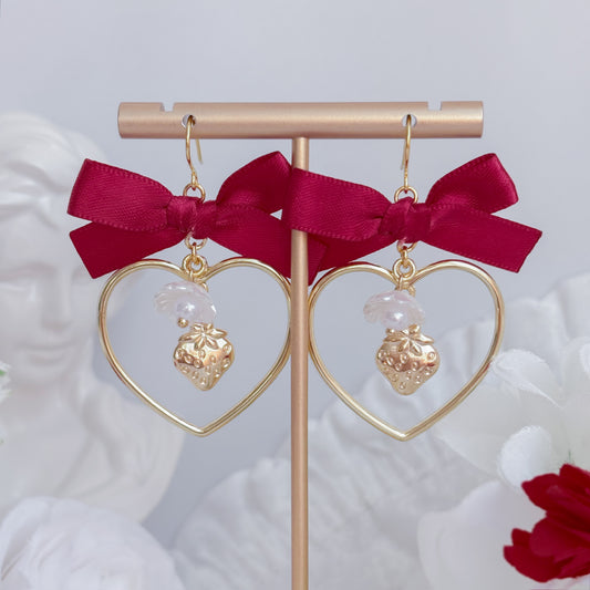 Strawberry Blossom earrings