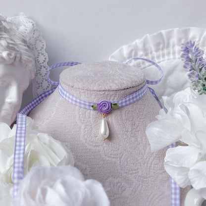 Purple Dolly choker