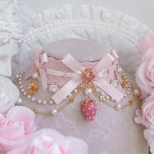 Strawberry Peach Choker