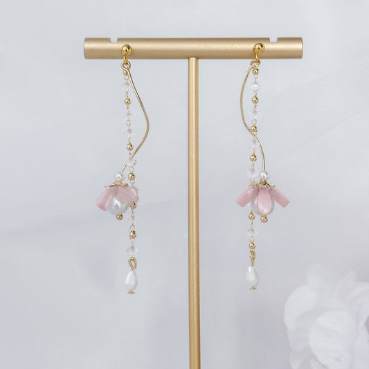 Crystal Lily earrings