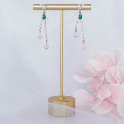 Tea Rose earrings