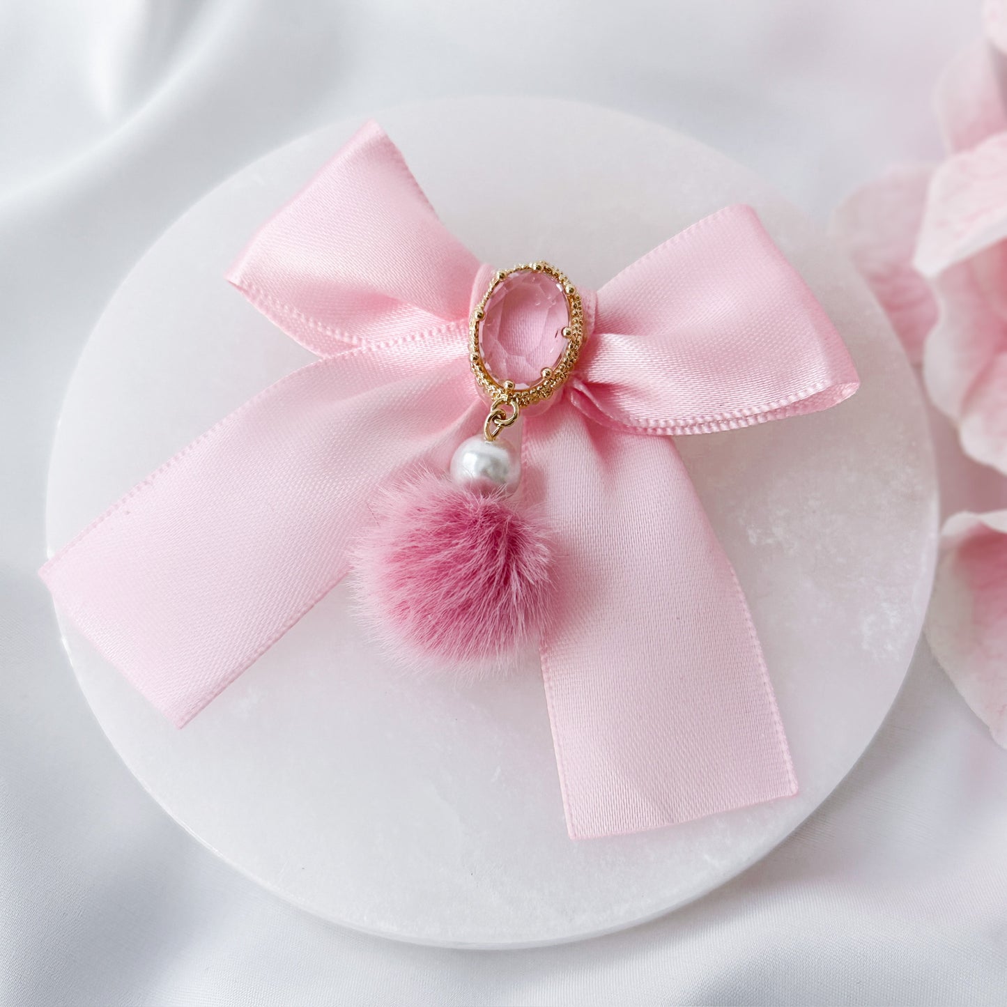 Pink Puff Bow