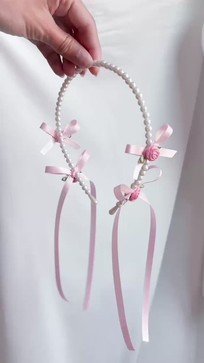 Perle Pink headband