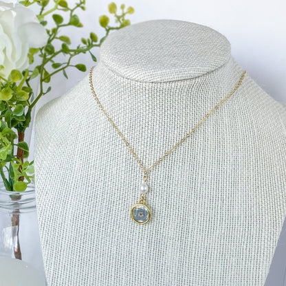 Sapphire Pearl Necklace - PREORDER