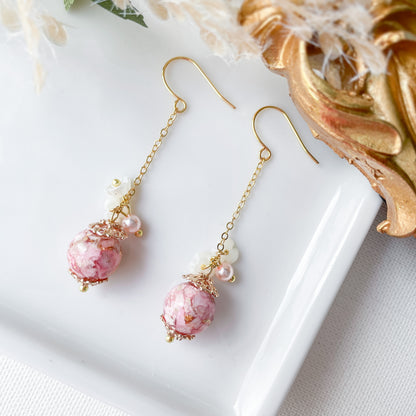 Blush earrings